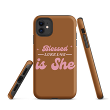 Load image into Gallery viewer, Blessed Is She iPhone Case
