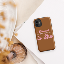 Load image into Gallery viewer, Blessed Is She iPhone Case
