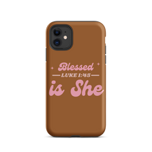 Load image into Gallery viewer, Blessed Is She iPhone Case
