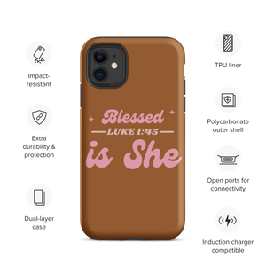 Blessed Is She iPhone Case