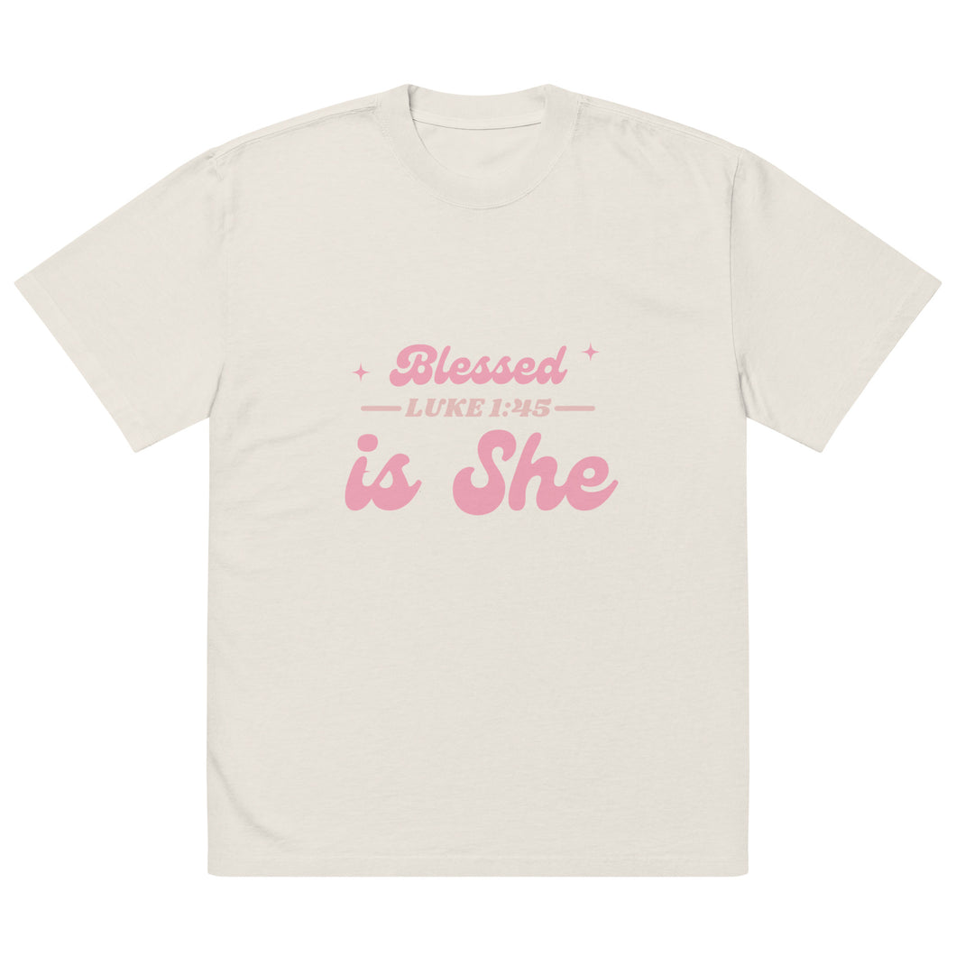 Blessed Is She Luke 1:45 Tee